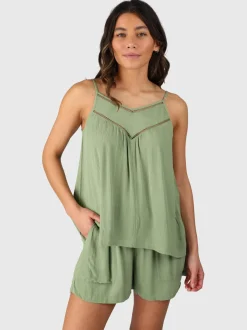 Tanye Dames Top | Eucalyptus
