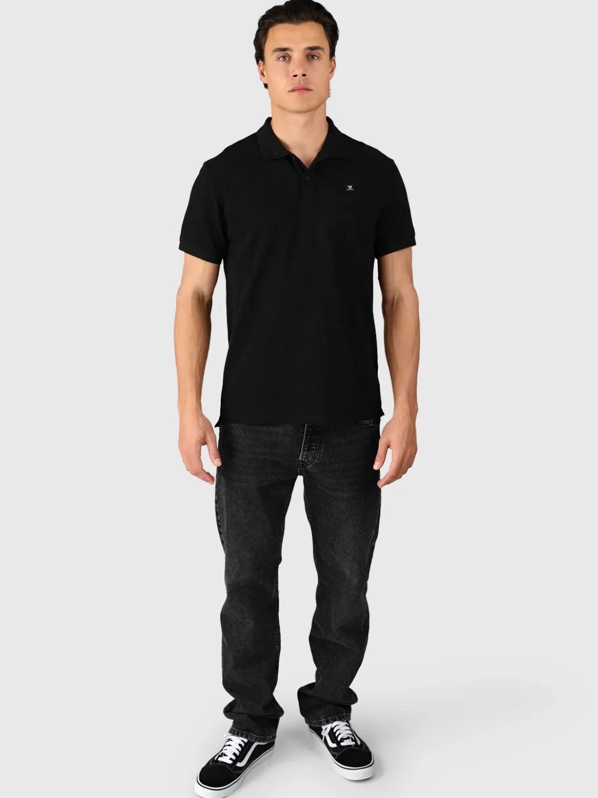 TavECO-N Heren Polo Shortsleeve | Zwart
