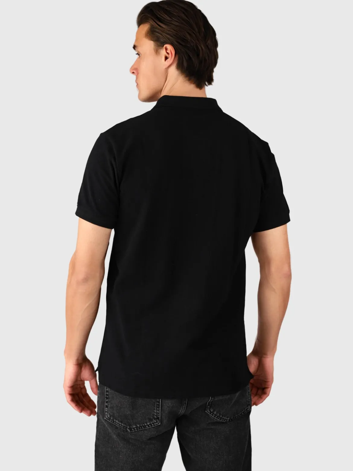 TavECO-N Heren Polo Shortsleeve | Zwart