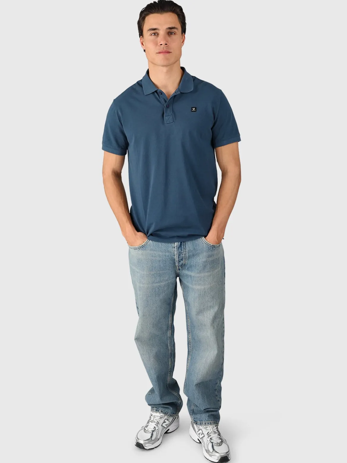 TavECO-N Heren Polo Shortsleeve | Blauw