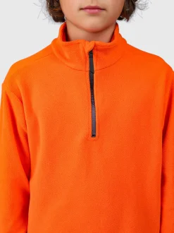 Tenny Jongens Fleece | Punch Orange