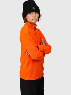 Tenny Jongens Fleece | Punch Orange