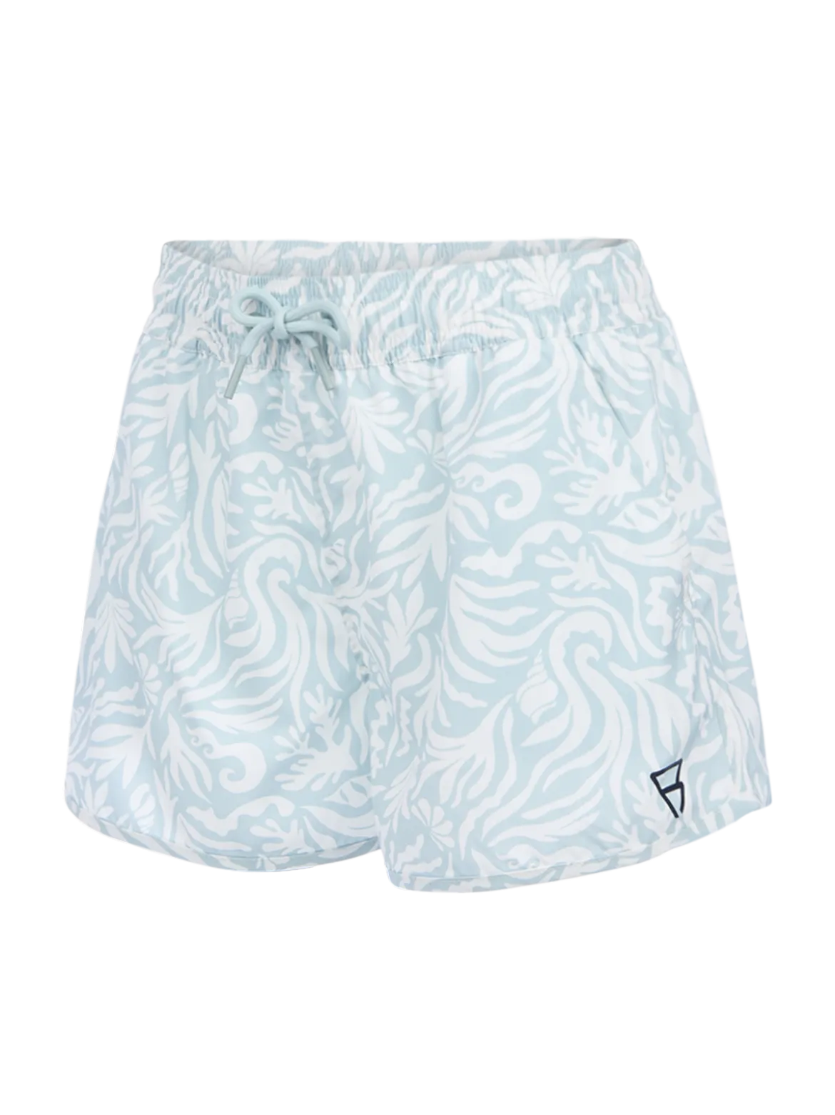 Toluca-Print Dames Zwem Shorts | Aqua Grey