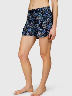 Toluca-Print Dames Zwem Shorts | Zwart