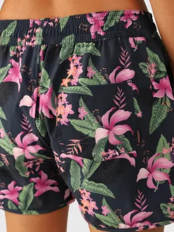 Toluca-Tropicana Dames Zwemshort | Indigo Blue