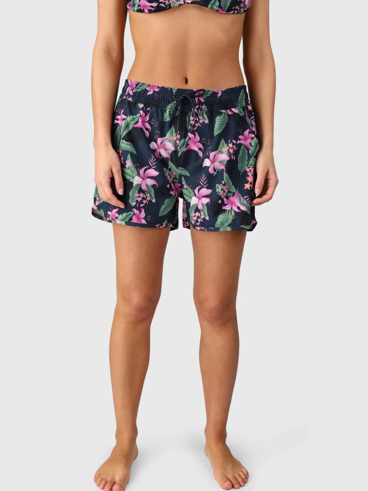 Toluca-Tropicana Dames Zwemshort | Indigo Blue
