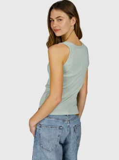 Toppira Dames Top | Aqua Grey
