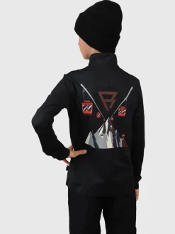 Toriny Jongens Polygiene Fleece | Zwart