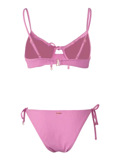 Tutaire-Rib Dames Beugel Bikini Set | Violet