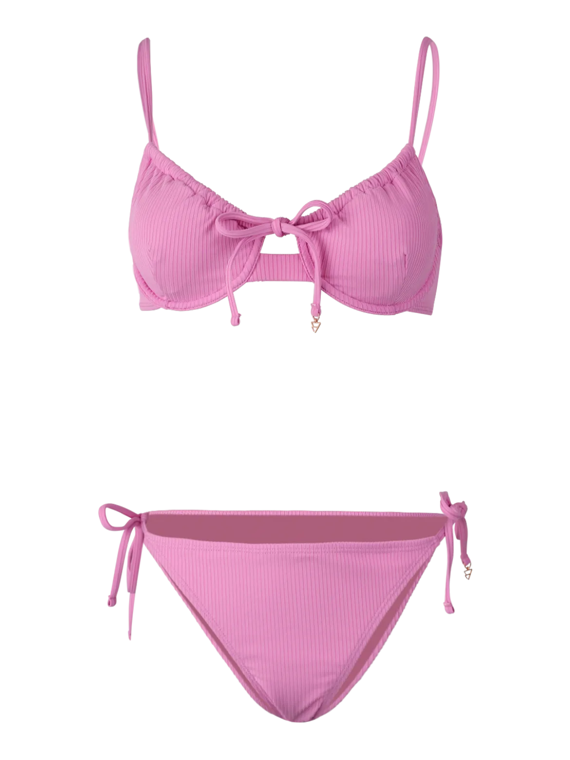 Tutaire-Rib Dames Beugel Bikini Set | Violet