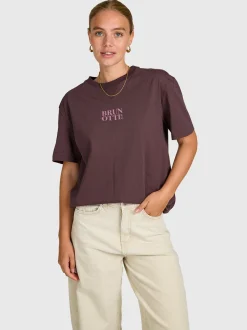 Unessa Women T-Shirt | Raisin