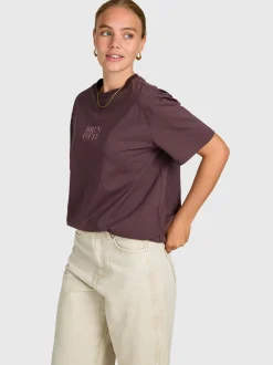 Unessa Women T-Shirt | Raisin