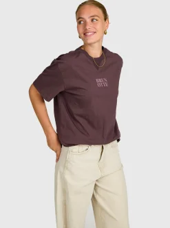 Unessa Women T-Shirt | Raisin