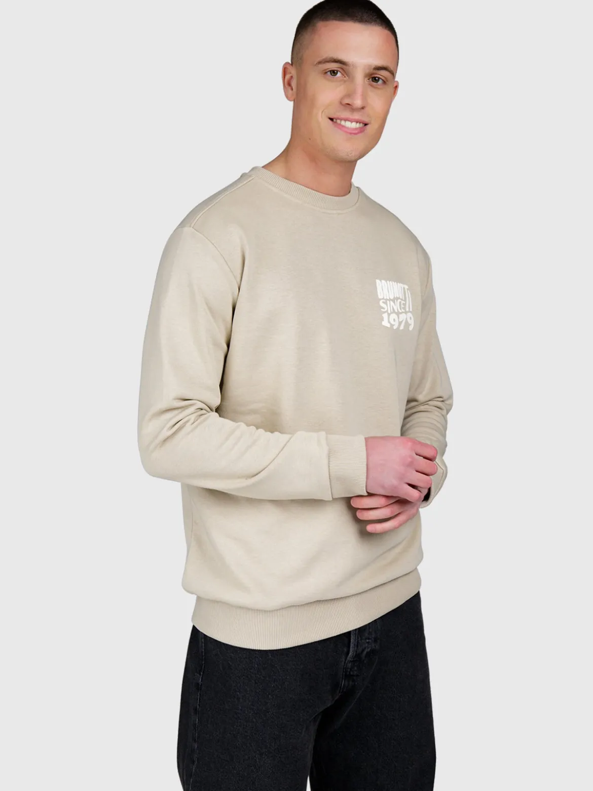 Vito Heren Sweater | Feather Grey