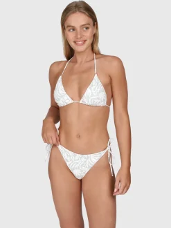 Vivienne-Print Dames Bikini | Aqua Grey