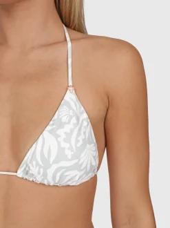 Vivienne-Print Dames Bikini | Aqua Grey