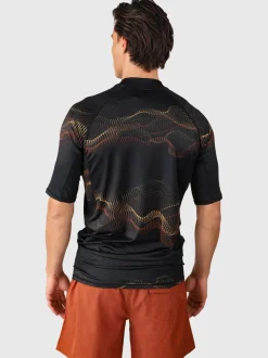 Waveguard-Water Men Rashguard | Pirate Black
