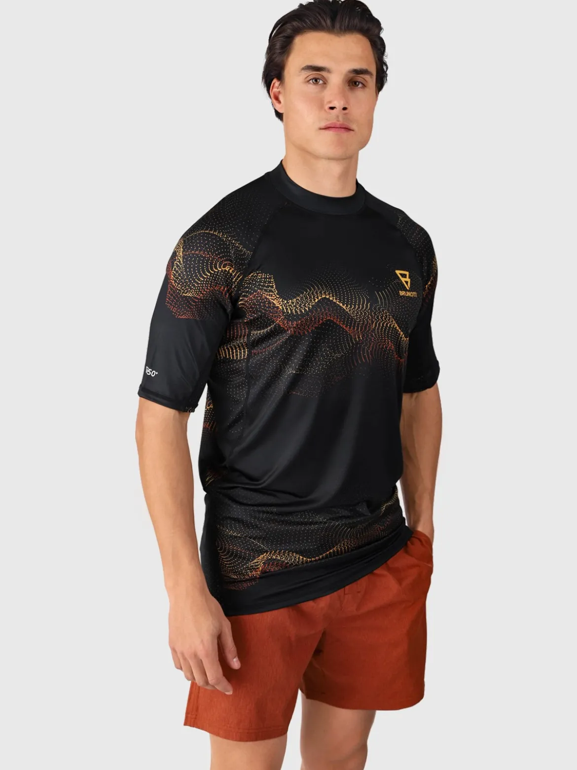 Waveguard-Water Men Rashguard | Pirate Black