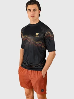 Waveguard-Water Men Rashguard | Pirate Black