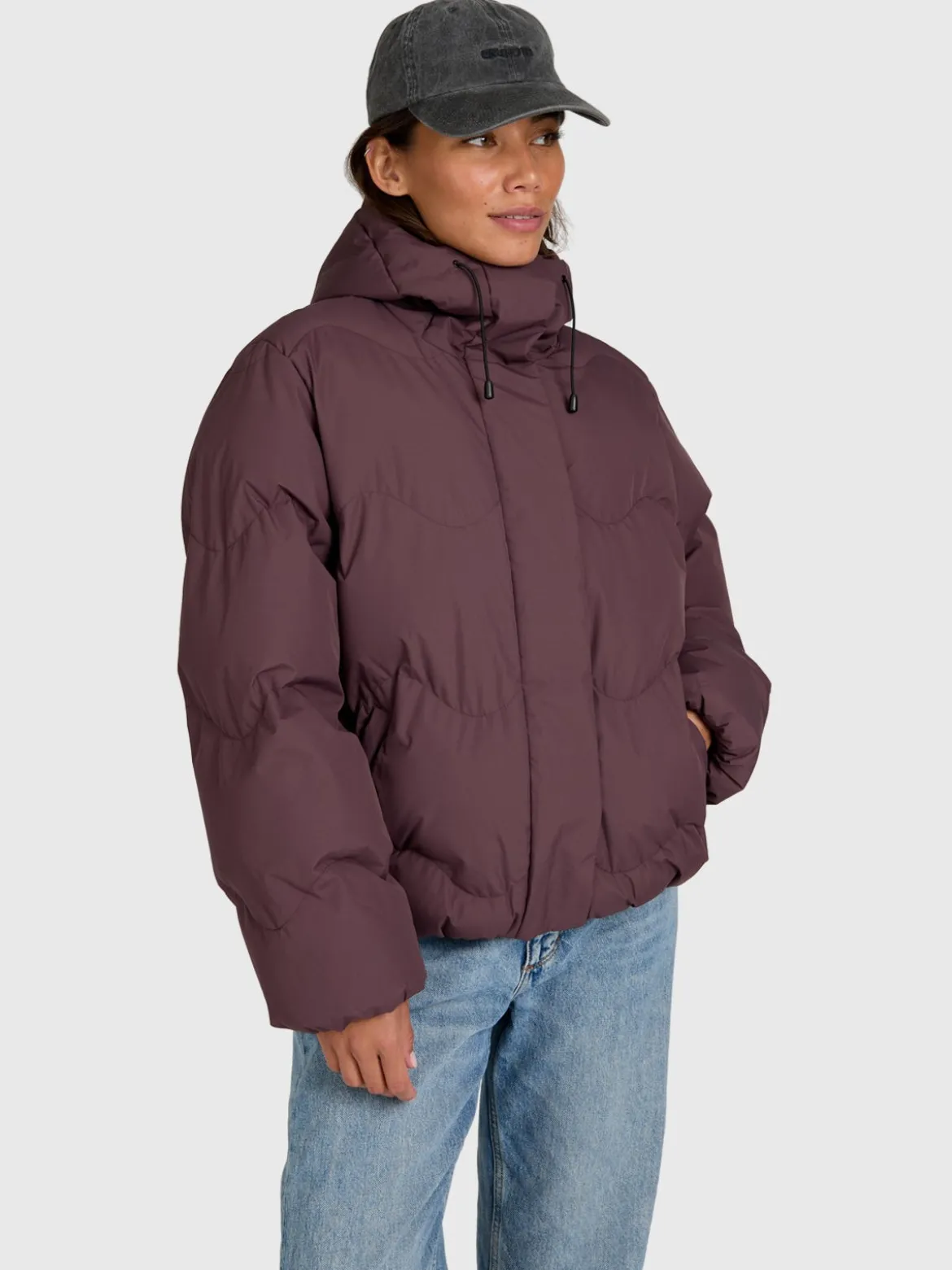 Wave Women Jacket | Raisin