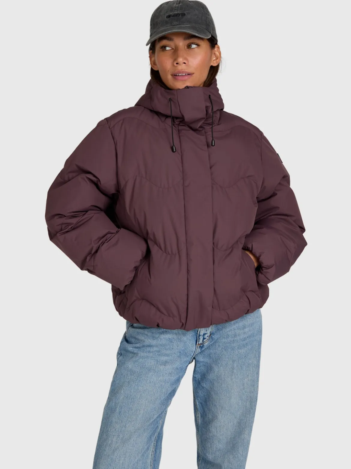 Wave Women Jacket | Raisin