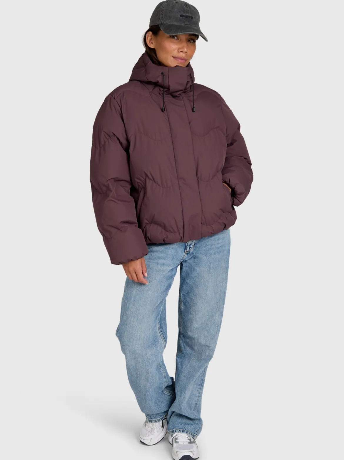 Wave Women Jacket | Raisin