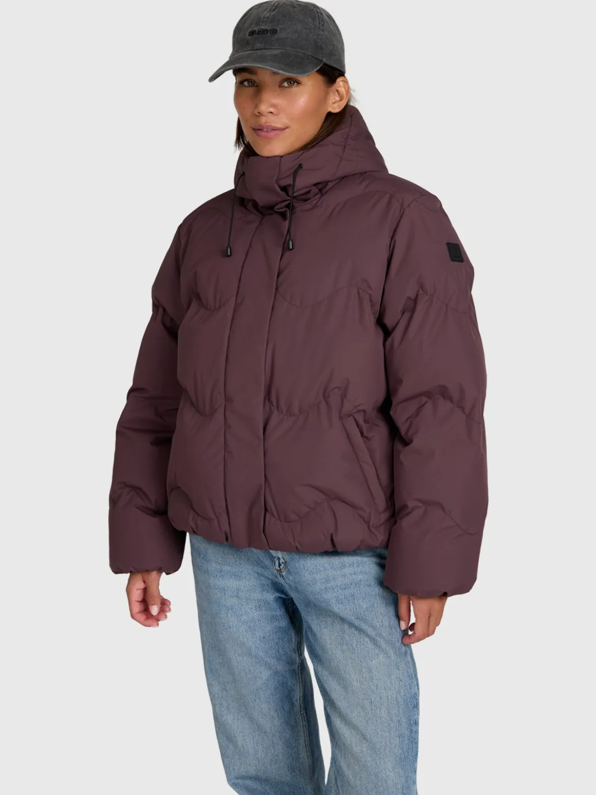 Wave Women Jacket | Raisin