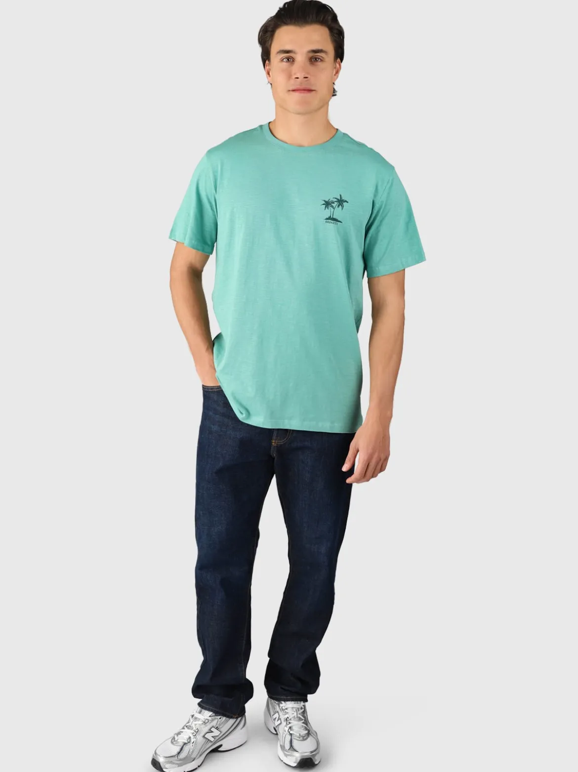 Whiterly Heren T-shirt | Bottle Green