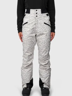 Whitewater-Print Women Snow Pants | Leopard Snow