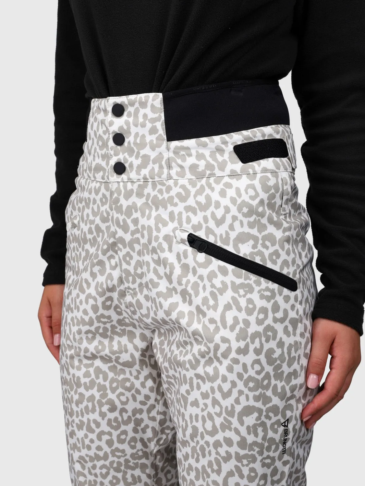 Whitewater-Print Women Snow Pants | Leopard Snow