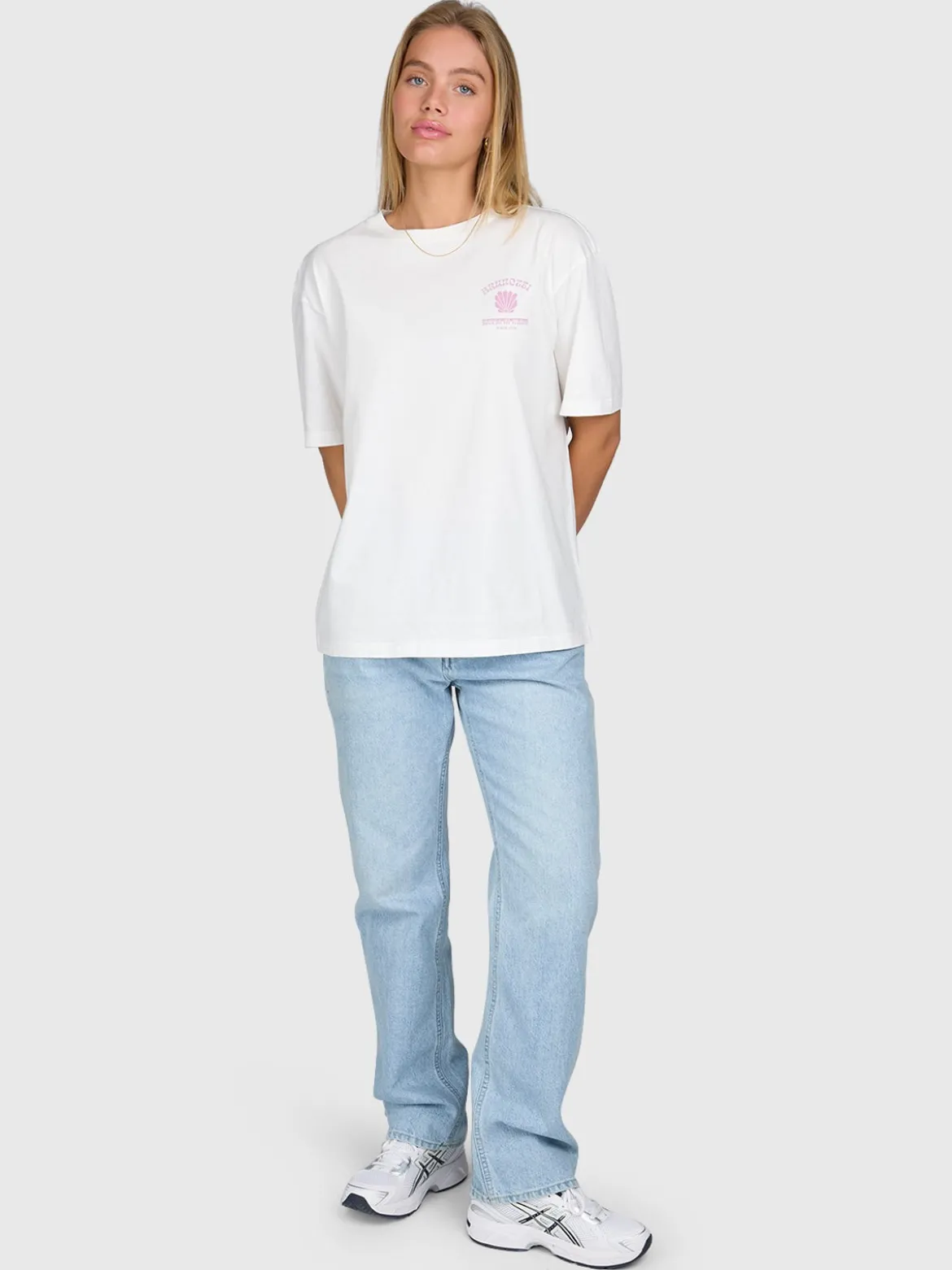 Zaymare Dames T-shirt | Mauve Mist