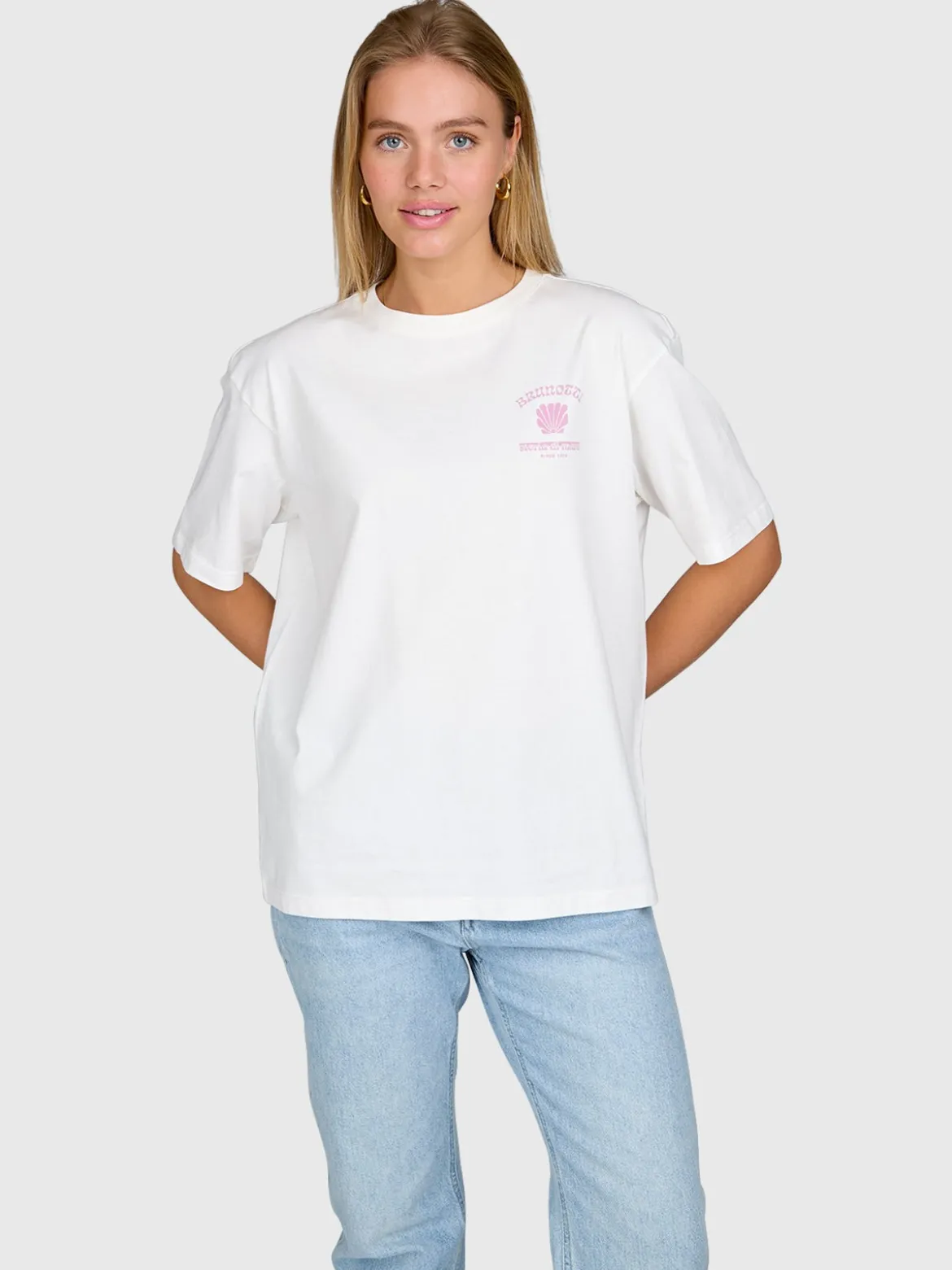 Zaymare Dames T-shirt | Mauve Mist