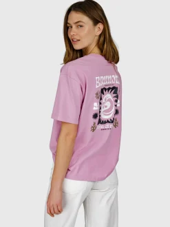 Zelday Dames T-shirt | Mauve Mist