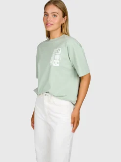 Zennanda Dames T-shirt | Aqua Grey
