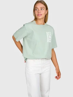 Zennanda Dames T-shirt | Aqua Grey