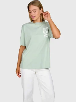 Zennanda Dames T-shirt | Aqua Grey