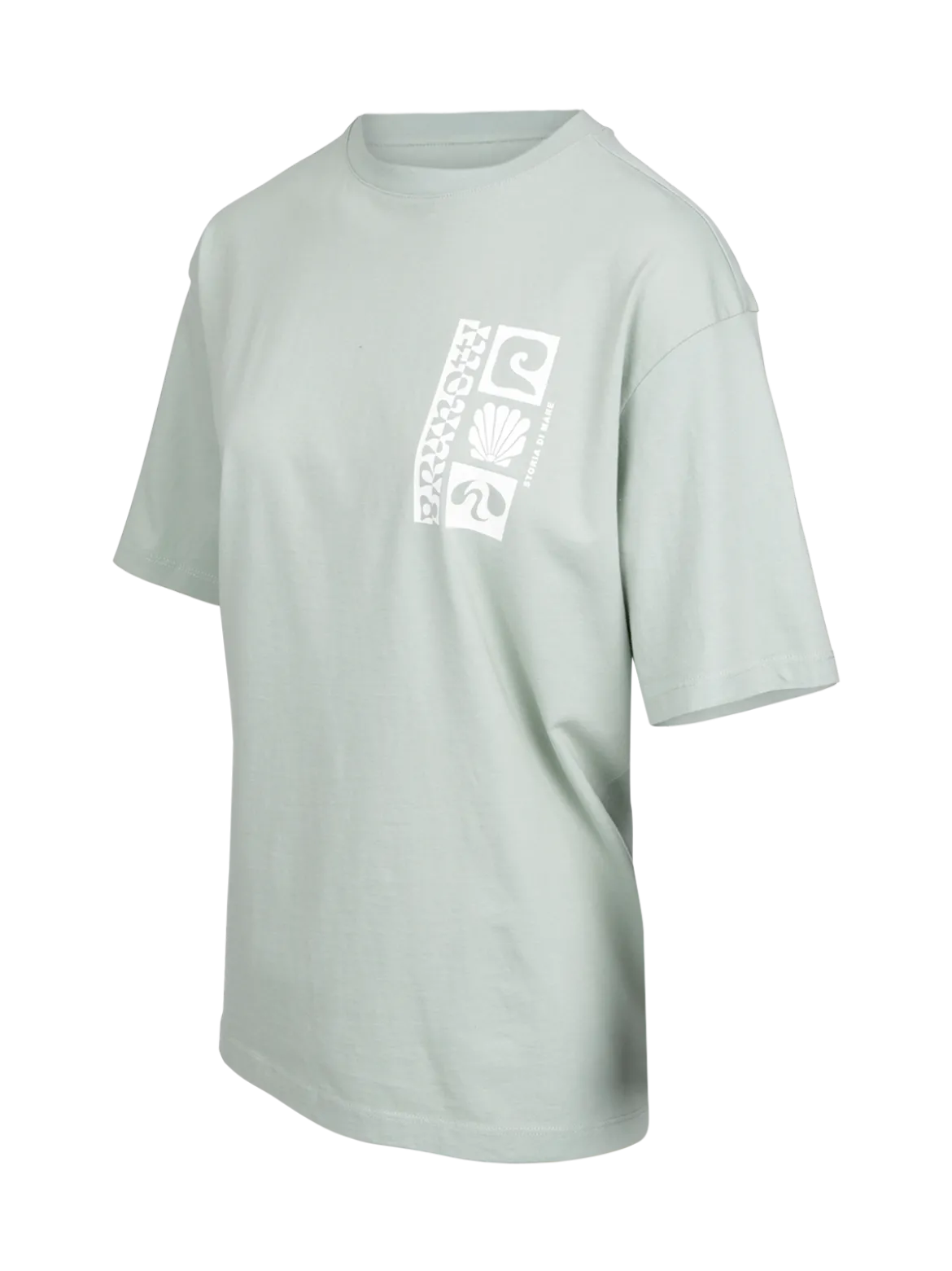 Zennanda Dames T-shirt | Aqua Grey