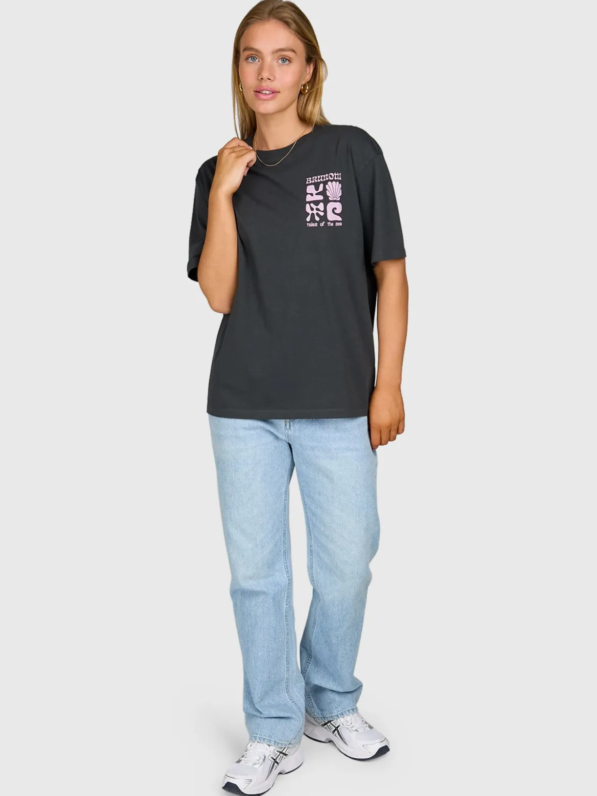 Zennanda Dames T-shirt | Pirate Black
