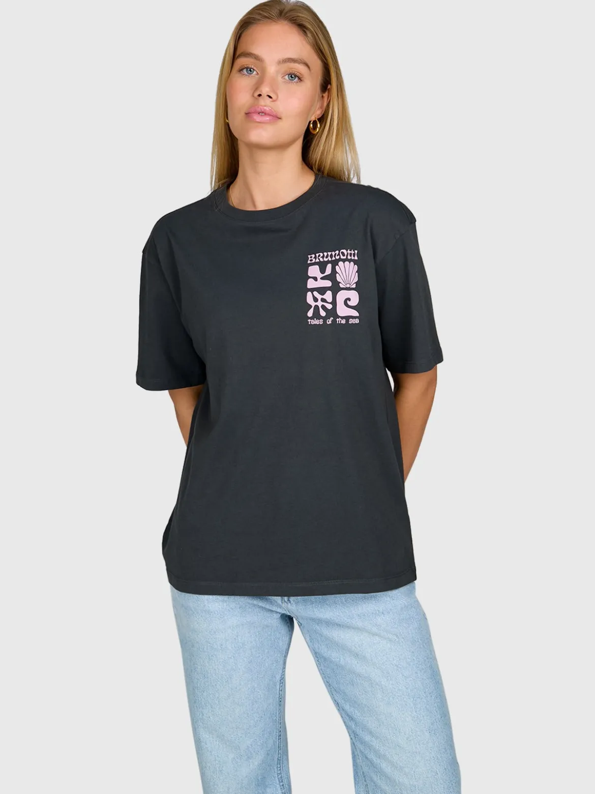 Zennanda Dames T-shirt | Pirate Black