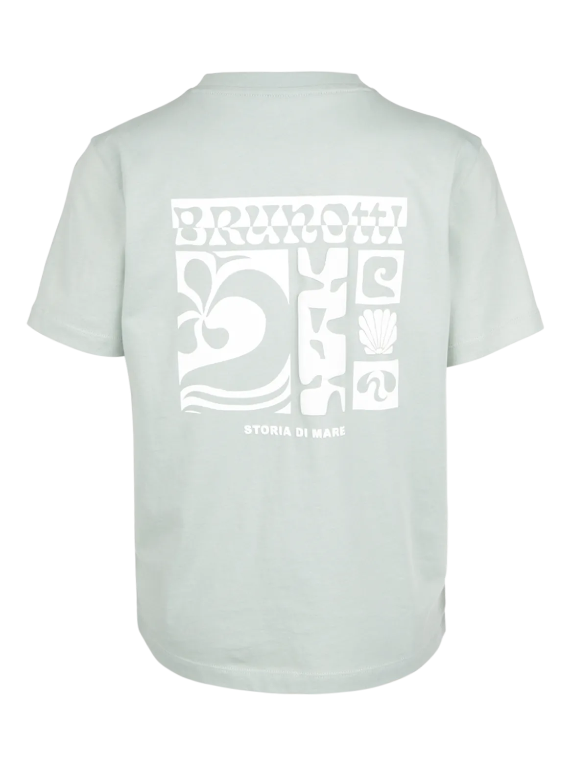 Zennandy Meisjes T-shirt | Aqua Grey
