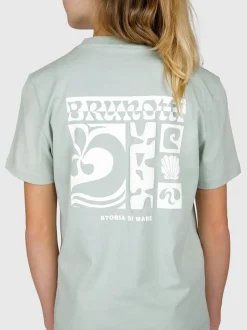 Zennandy Meisjes T-shirt | Aqua Grey