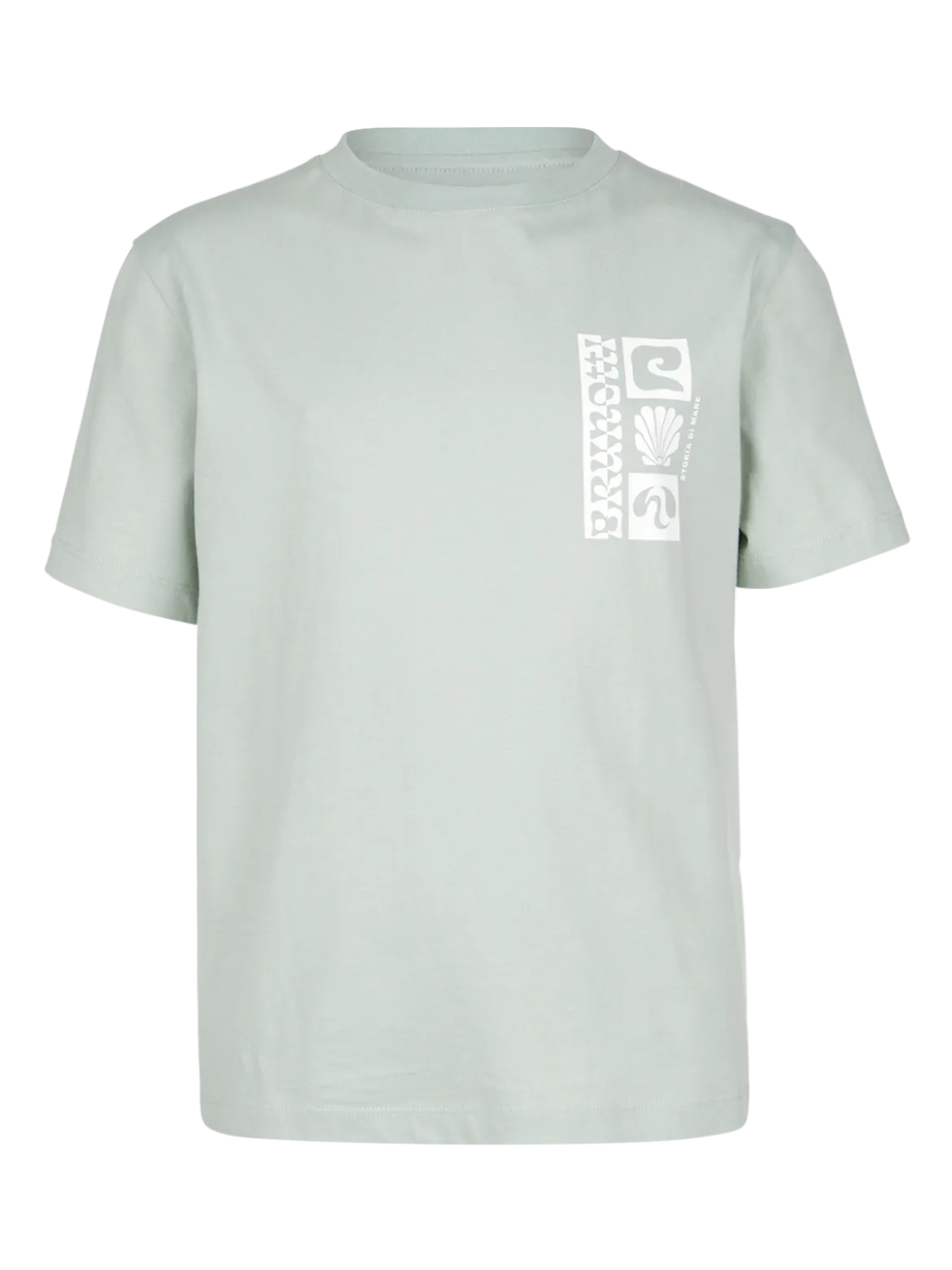 Zennandy Meisjes T-shirt | Aqua Grey