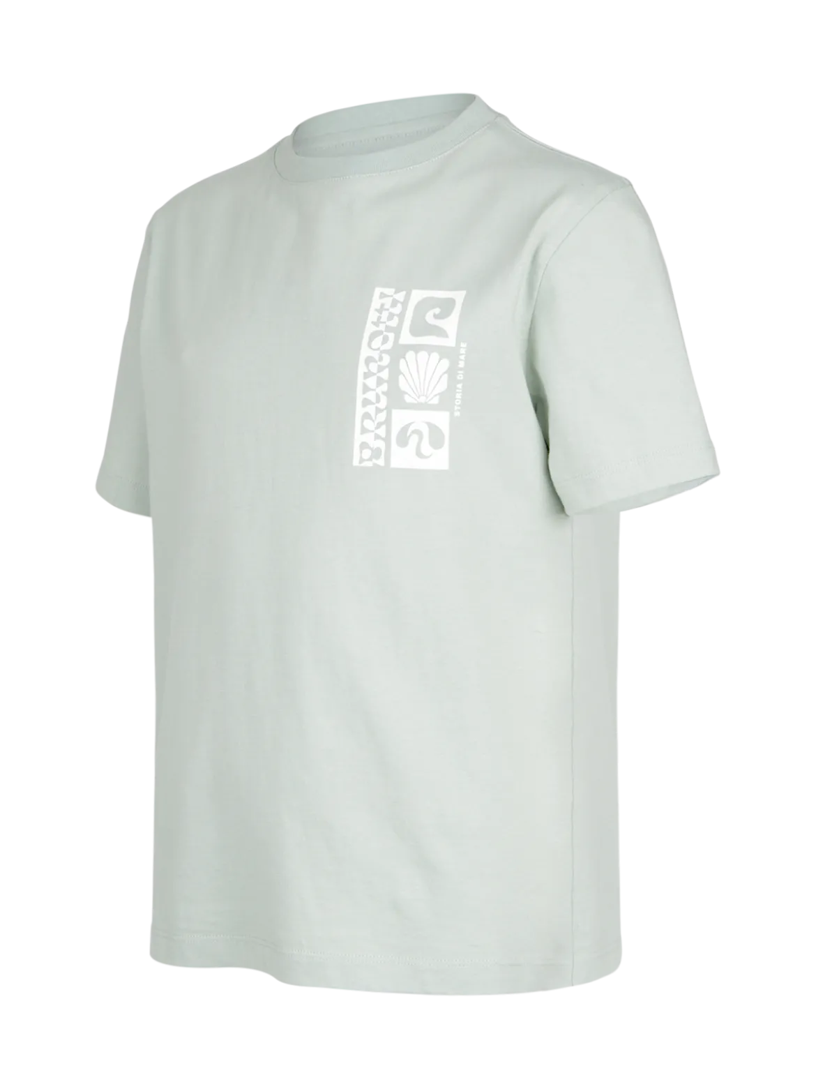 Zennandy Meisjes T-shirt | Aqua Grey