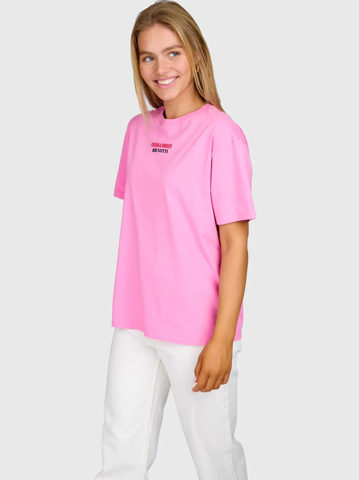 Zeta Dames T-shirt | Fuchsia Pink
