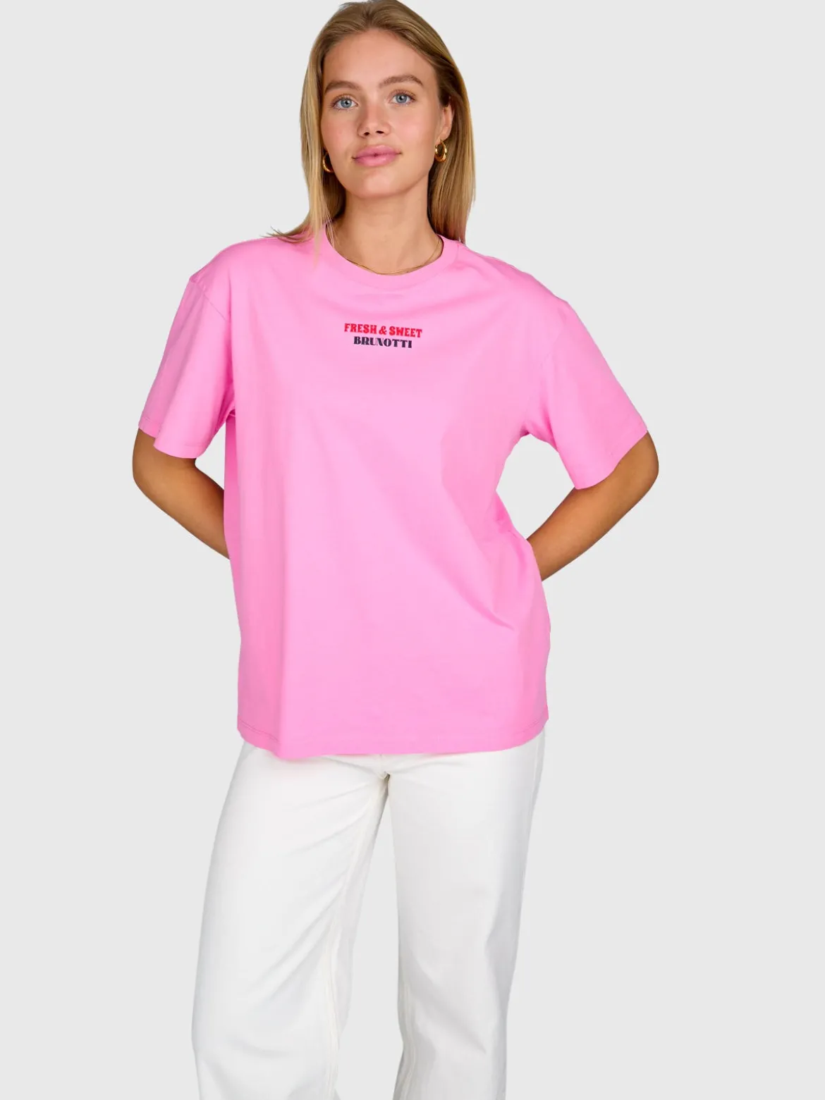 Zeta Dames T-shirt | Fuchsia Pink