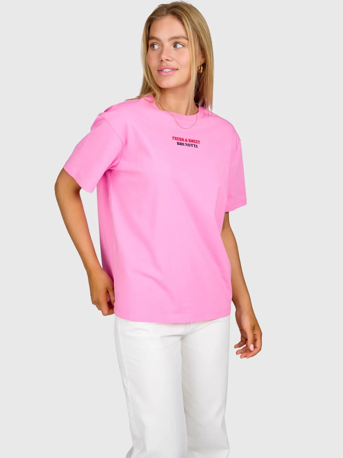 Zeta Dames T-shirt | Fuchsia Pink